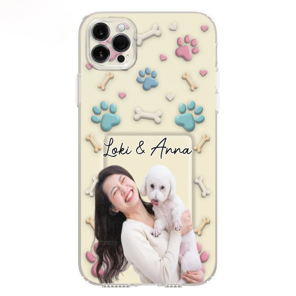 Dog Mom Cartoon Photo - Personalized Custom 3D Effect Phone Case - Image 9