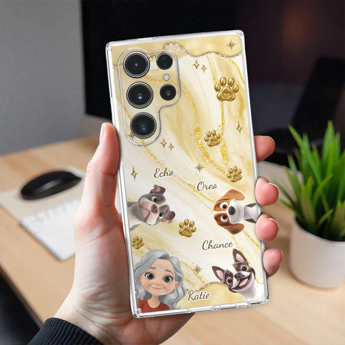 Dog Mom Corner - Personalized Custom Phone Case - Image 5