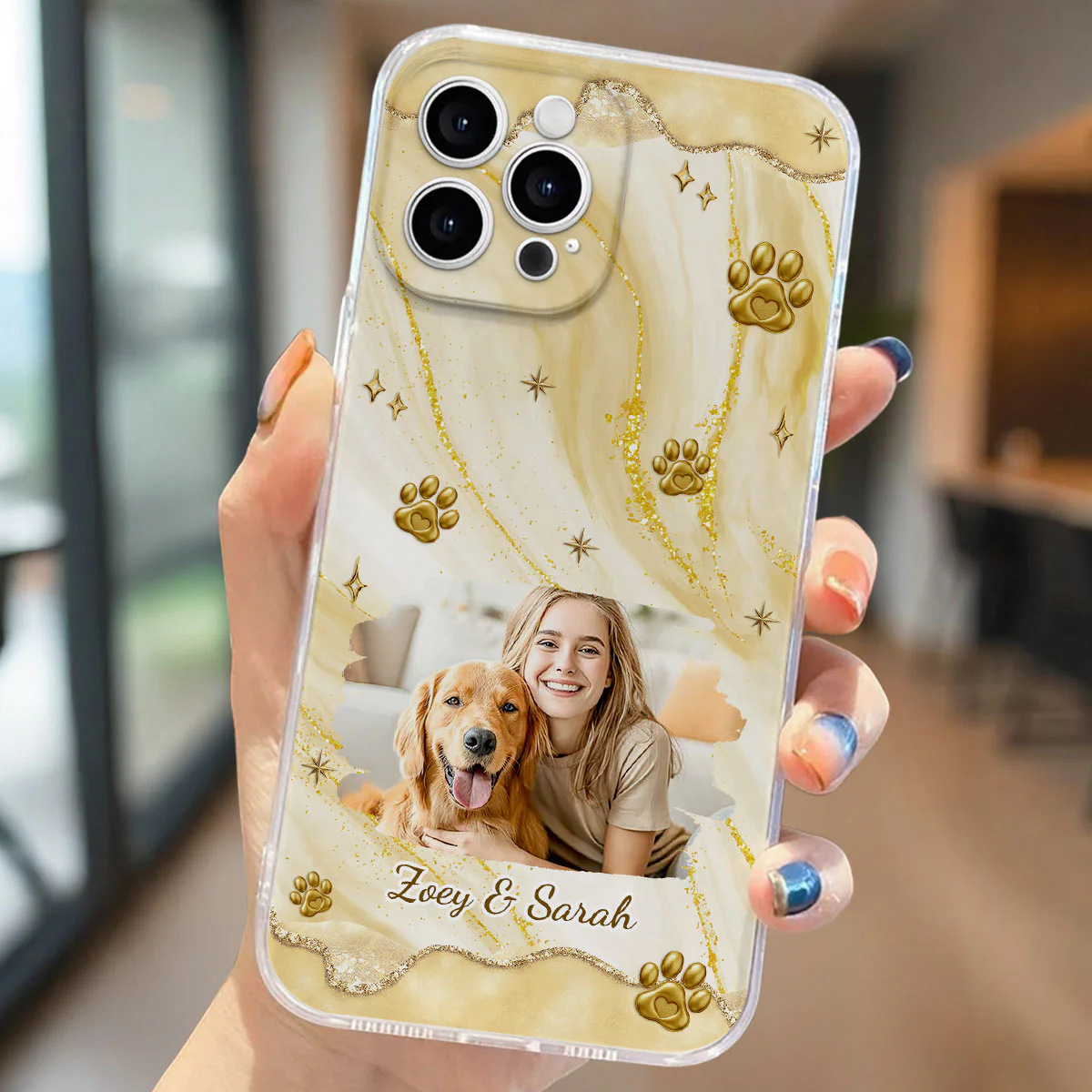 Dog Mom Corner Photo - Personalized Custom Phone Case - Image 3