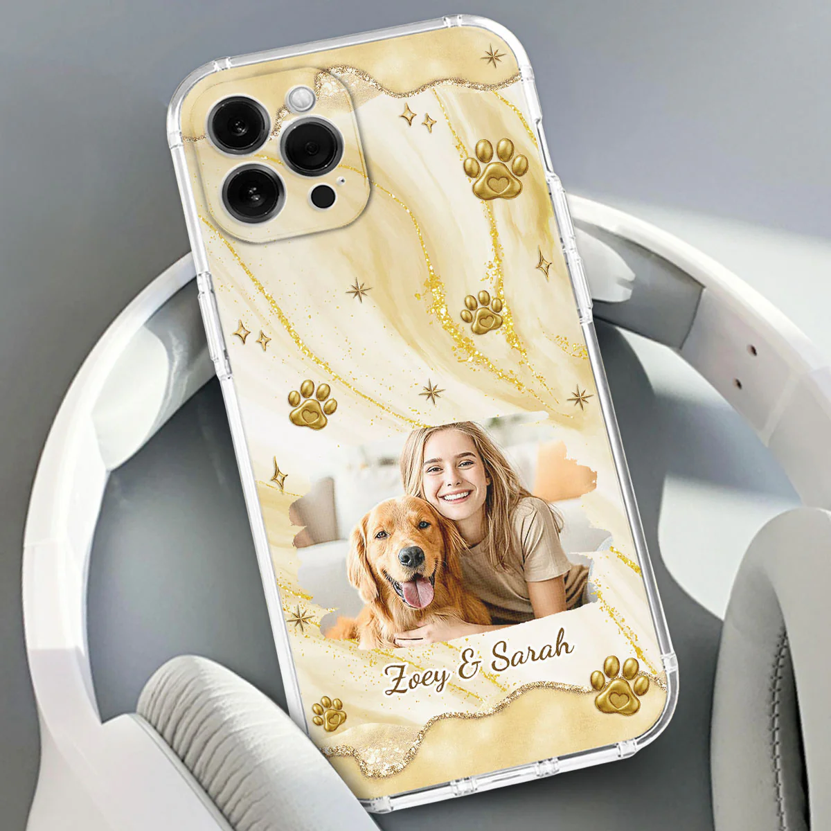 Dog Mom Corner Photo - Personalized Custom Phone Case - Image 4
