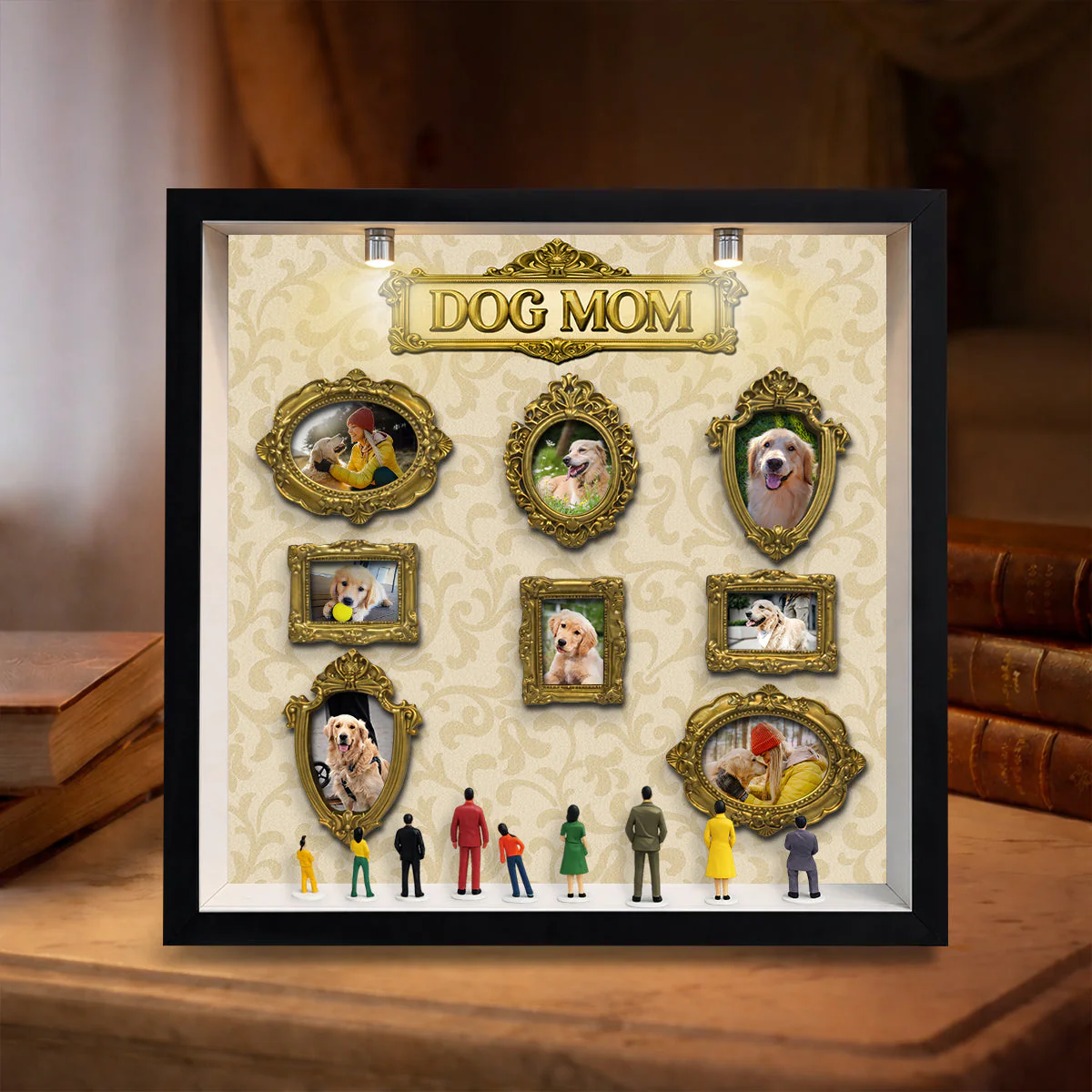 Dog Mom Forever - Personalized Custom Museum Frame