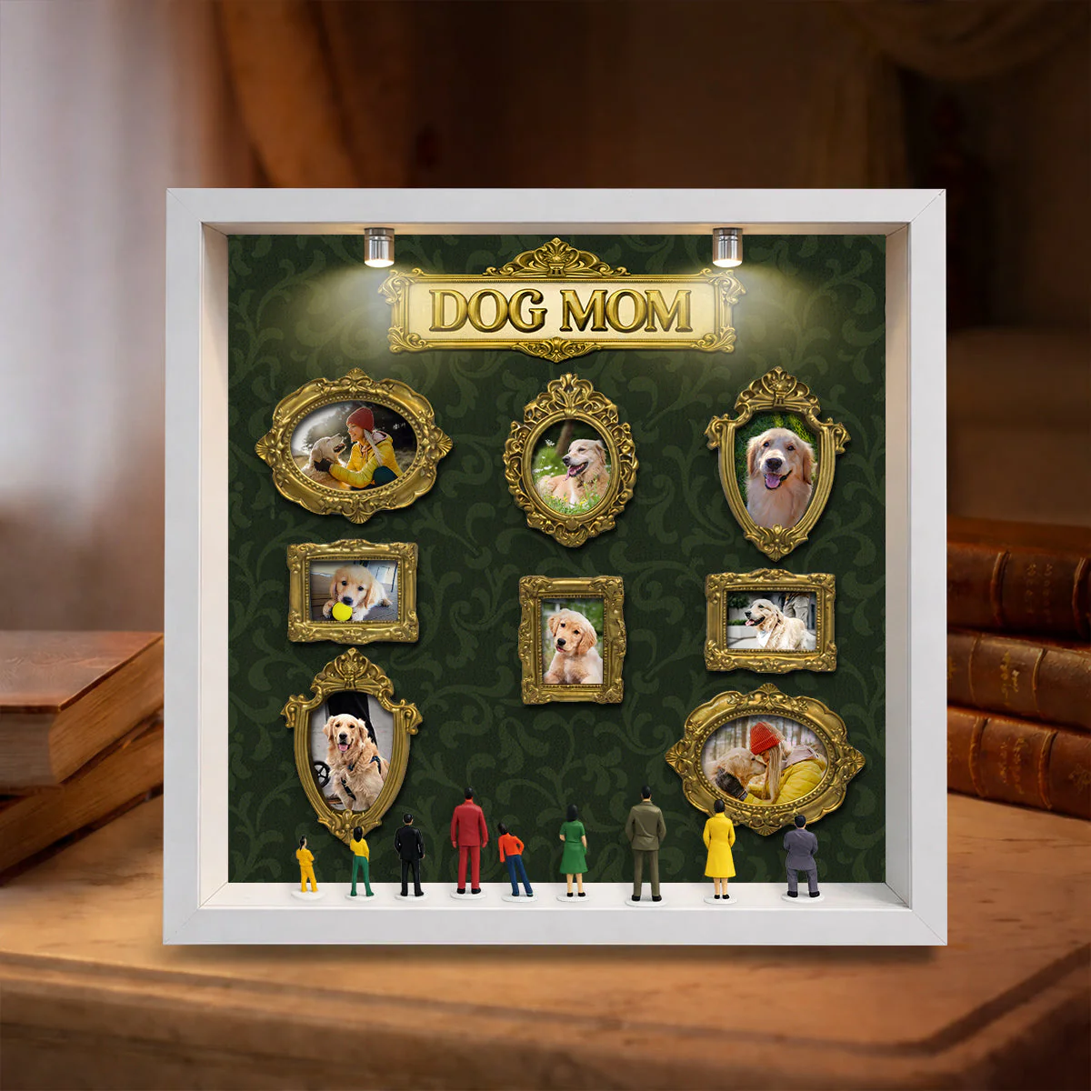 Dog Mom Forever - Personalized Custom Museum Frame - Image 2