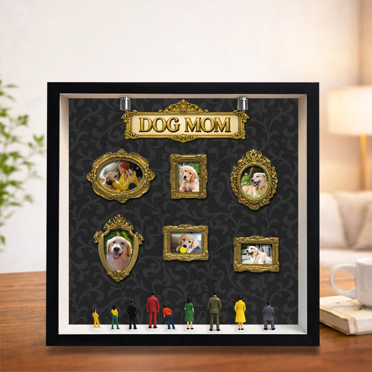 Dog Mom Forever - Personalized Custom Museum Frame - Image 4