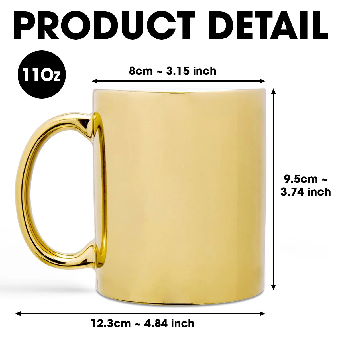 Dog Mom Luxury - Personalized Custom Metallic Mug - Image 5