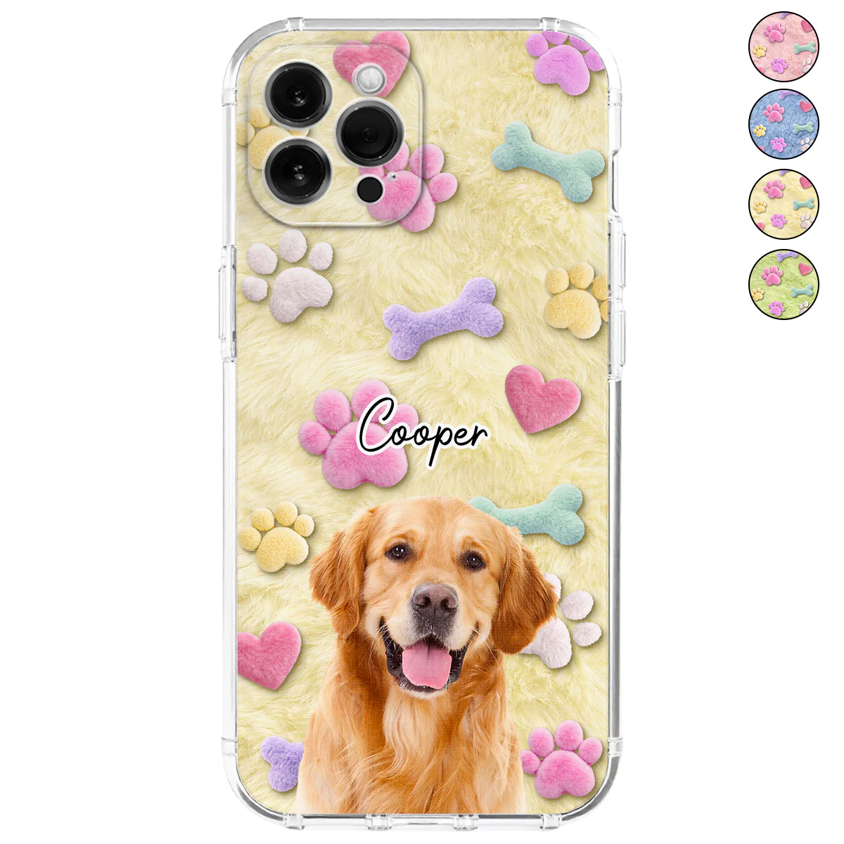 Dog Mom Mum With Fur Baby Photo - Personalized Custom 3D Effect Phone Case