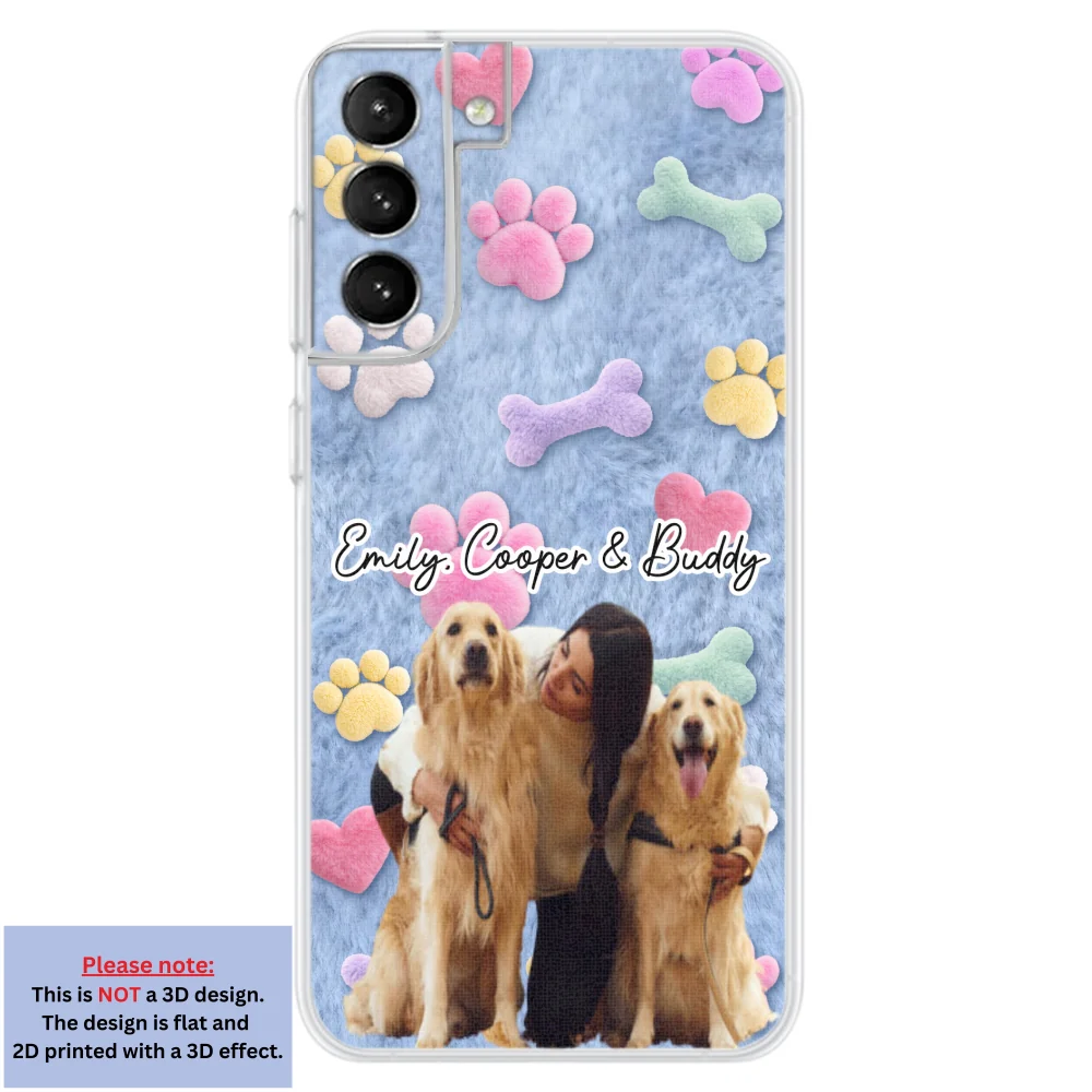 Dog Mom Mum With Fur Baby Photo - Personalized Custom 3D Effect Phone Case - Image 30