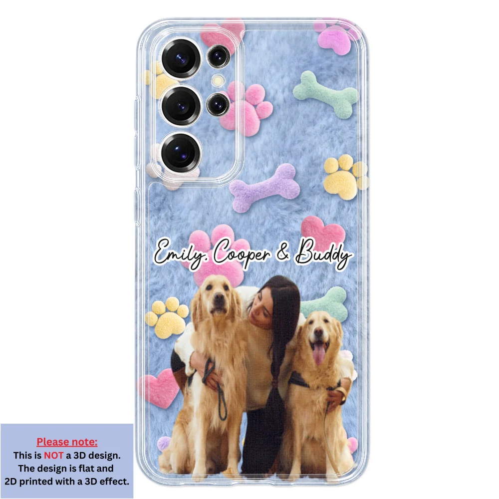 Dog Mom Mum With Fur Baby Photo - Personalized Custom 3D Effect Phone Case - Image 34
