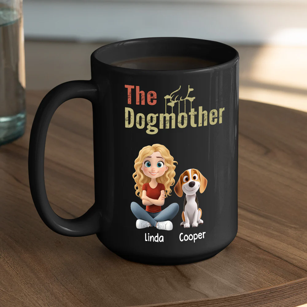 Dog Parents Vintage - Personalized Custom Coffee Mug - Image 6