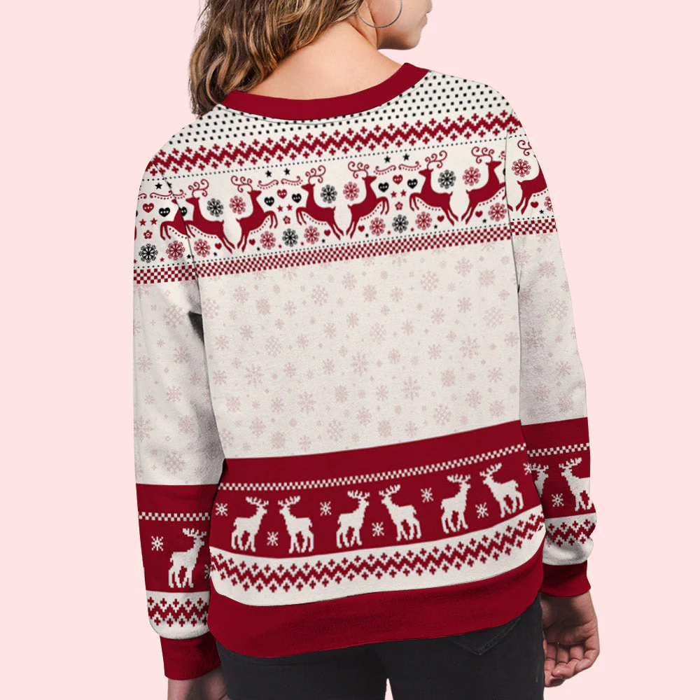 Dog Pawlidays - Personalized Custom All-Over-Print Sweatshirt - Image 6