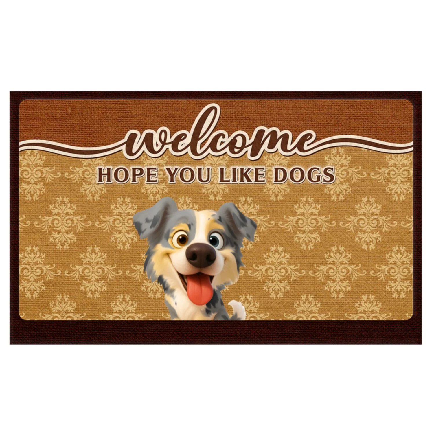 Dog Welcome You Coming - Personalized Custom Doormat - Image 6