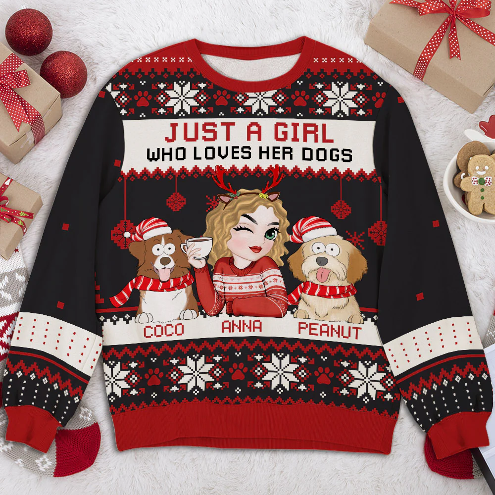 Dogs Lover - Personalized Custom All-Over-Print Sweatshirt