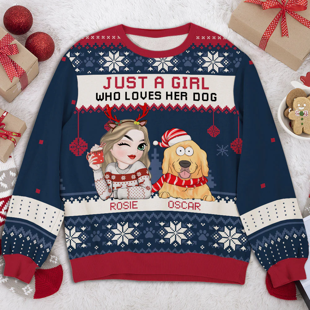 Dogs Lover - Personalized Custom All-Over-Print Sweatshirt - Image 4