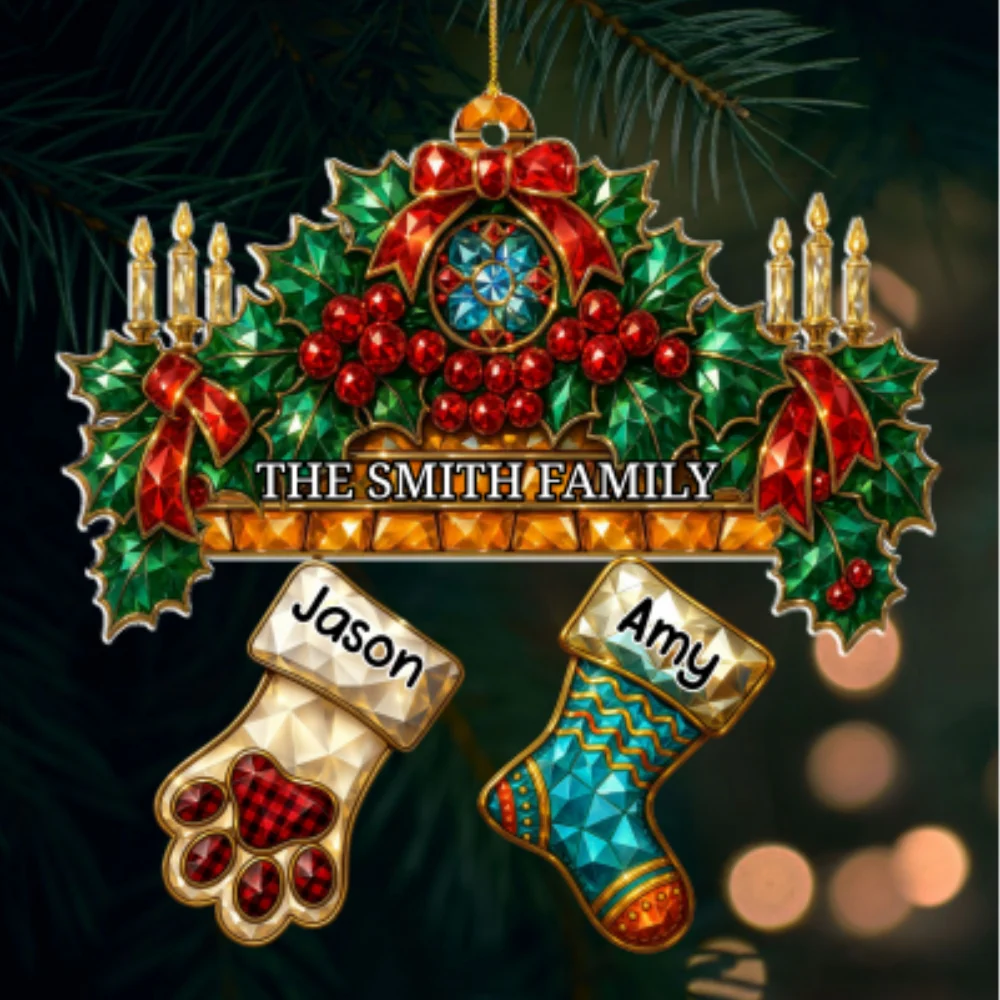 Dream Fire In Christmas - Personalized Custom Acrylic Ornament - Image 6