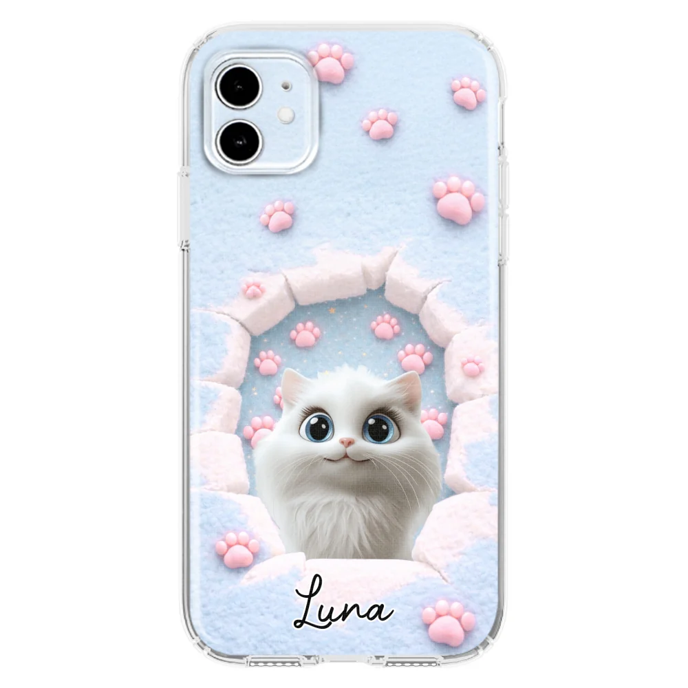 Dreaming Funny Cartoon Cats - Personalized Custom Phone Case - Image 10