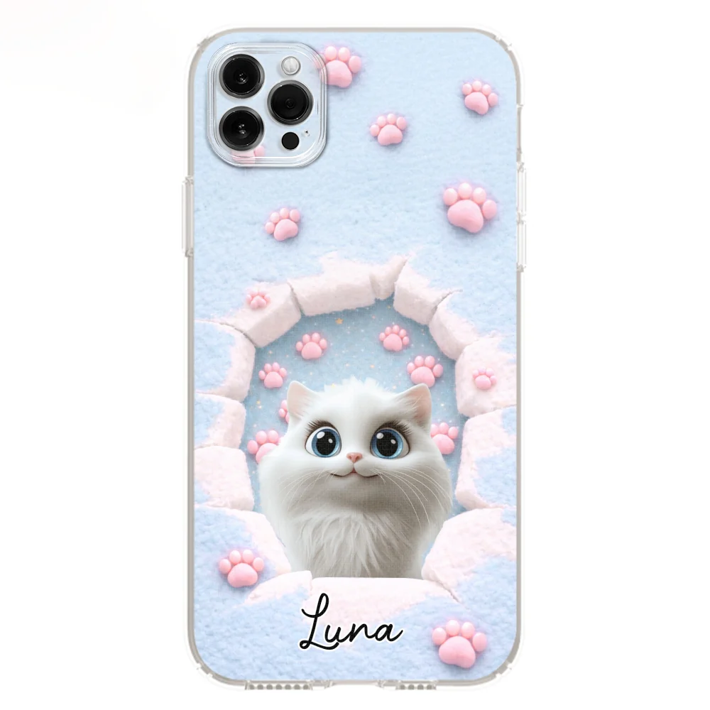 Dreaming Funny Cartoon Cats - Personalized Custom Phone Case - Image 11