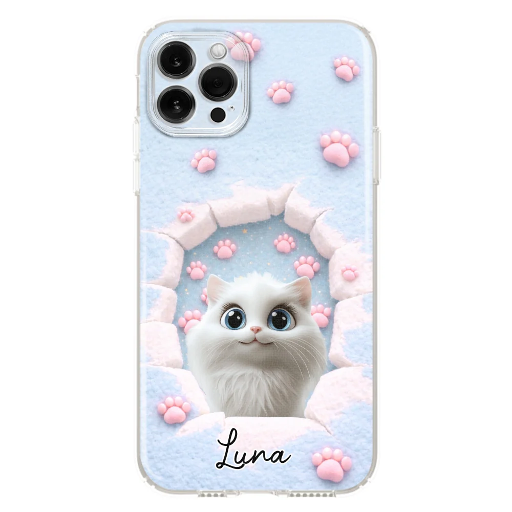 Dreaming Funny Cartoon Cats - Personalized Custom Phone Case - Image 12
