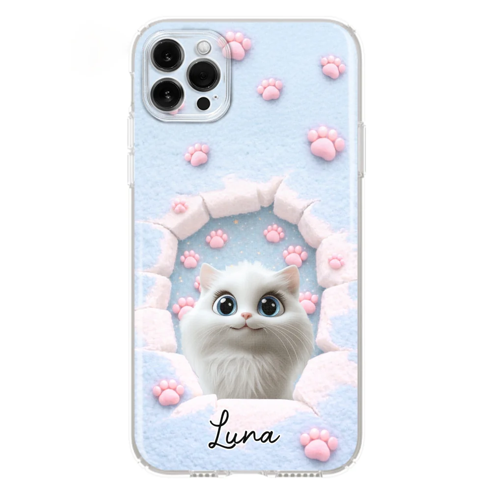 Dreaming Funny Cartoon Cats - Personalized Custom Phone Case - Image 14