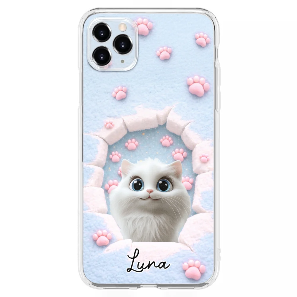 Dreaming Funny Cartoon Cats - Personalized Custom Phone Case - Image 8