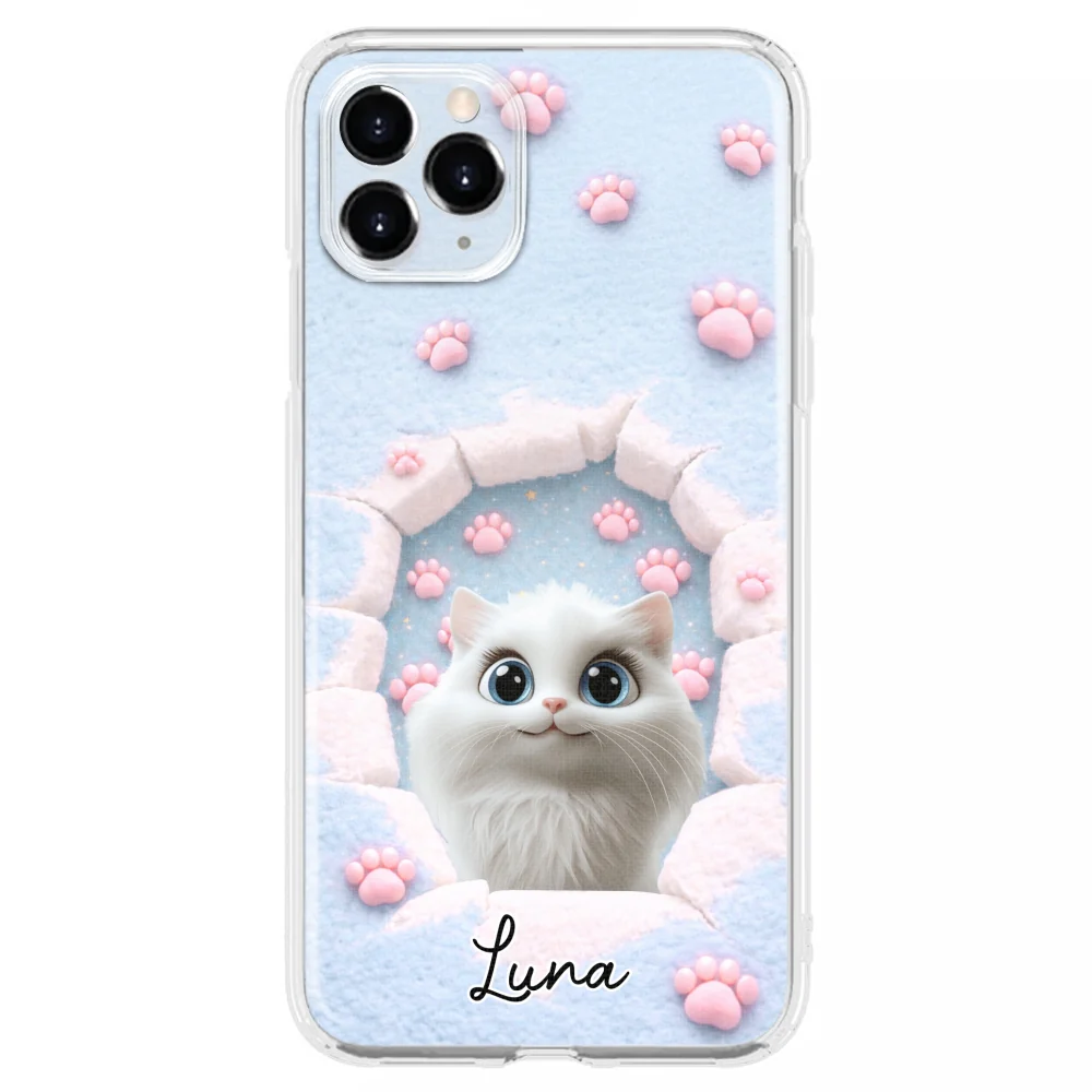 Dreaming Funny Cartoon Cats - Personalized Custom Phone Case - Image 9