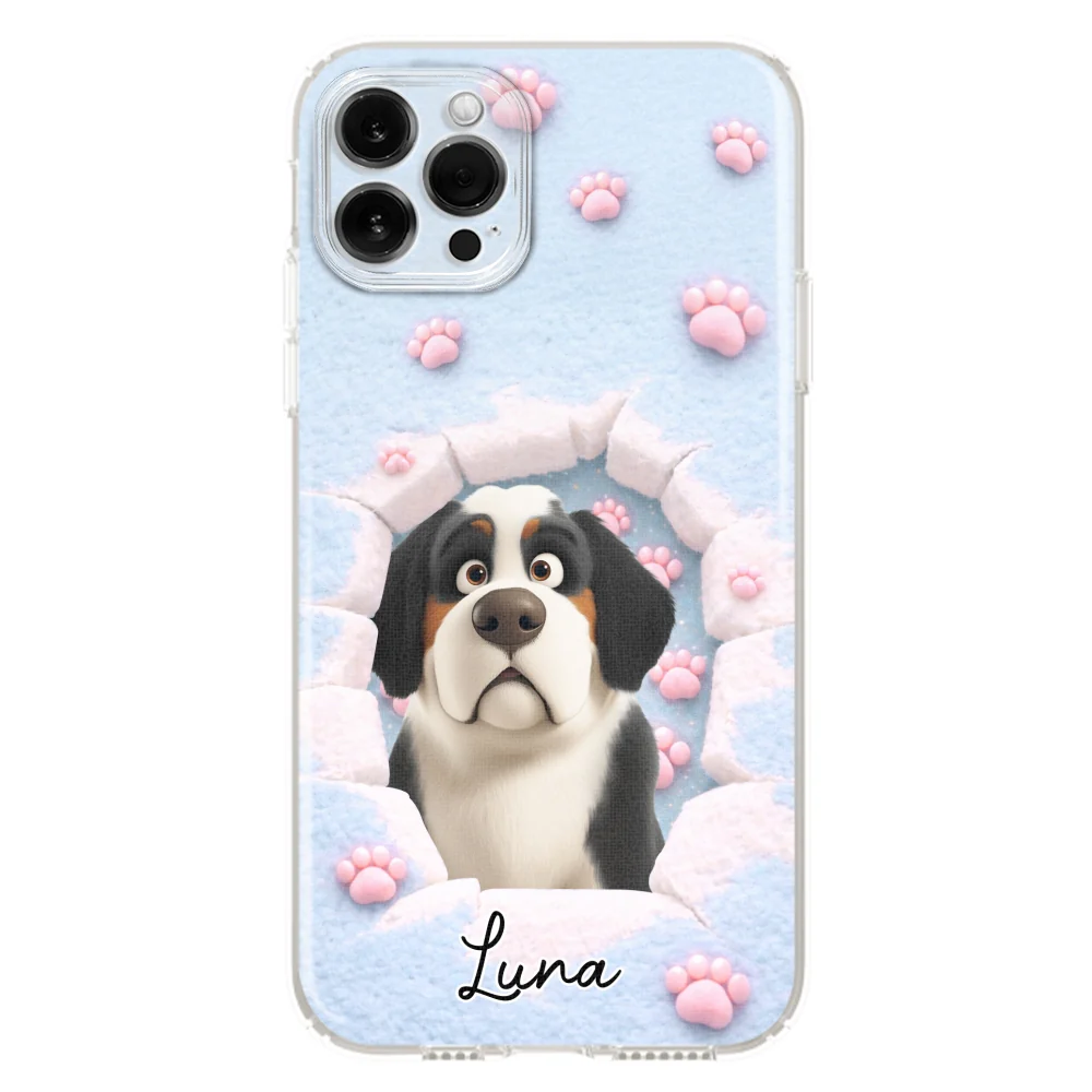 Dreaming Funny Cartoon Dogs - Personalized Custom Phone Case - Image 12