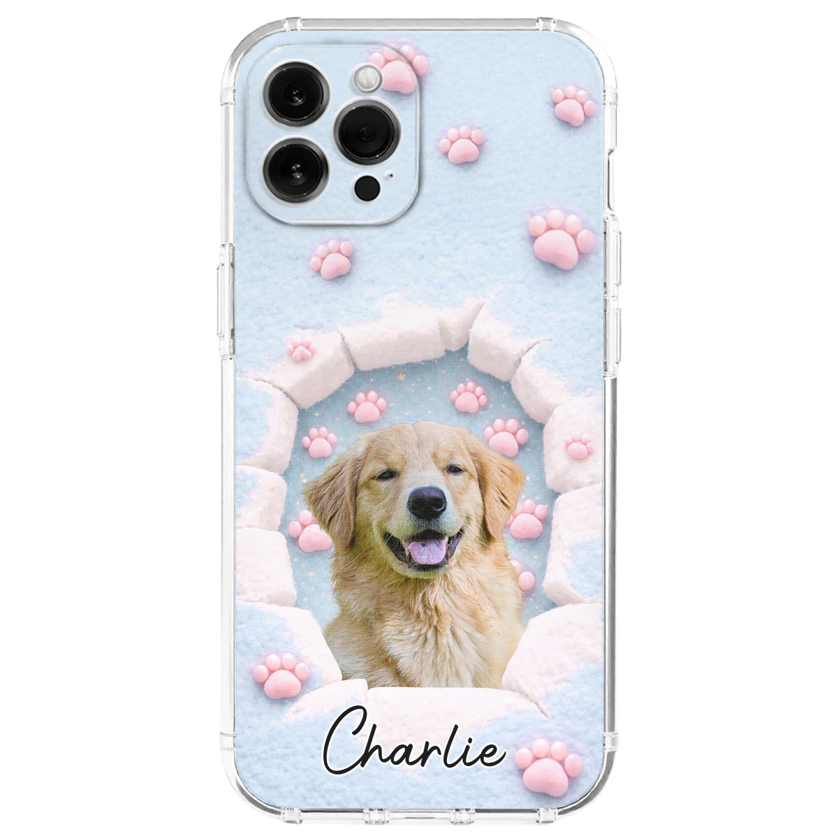 Dreaming Funny Cartoon Dogs Photo - Personalized Custom Phone Case