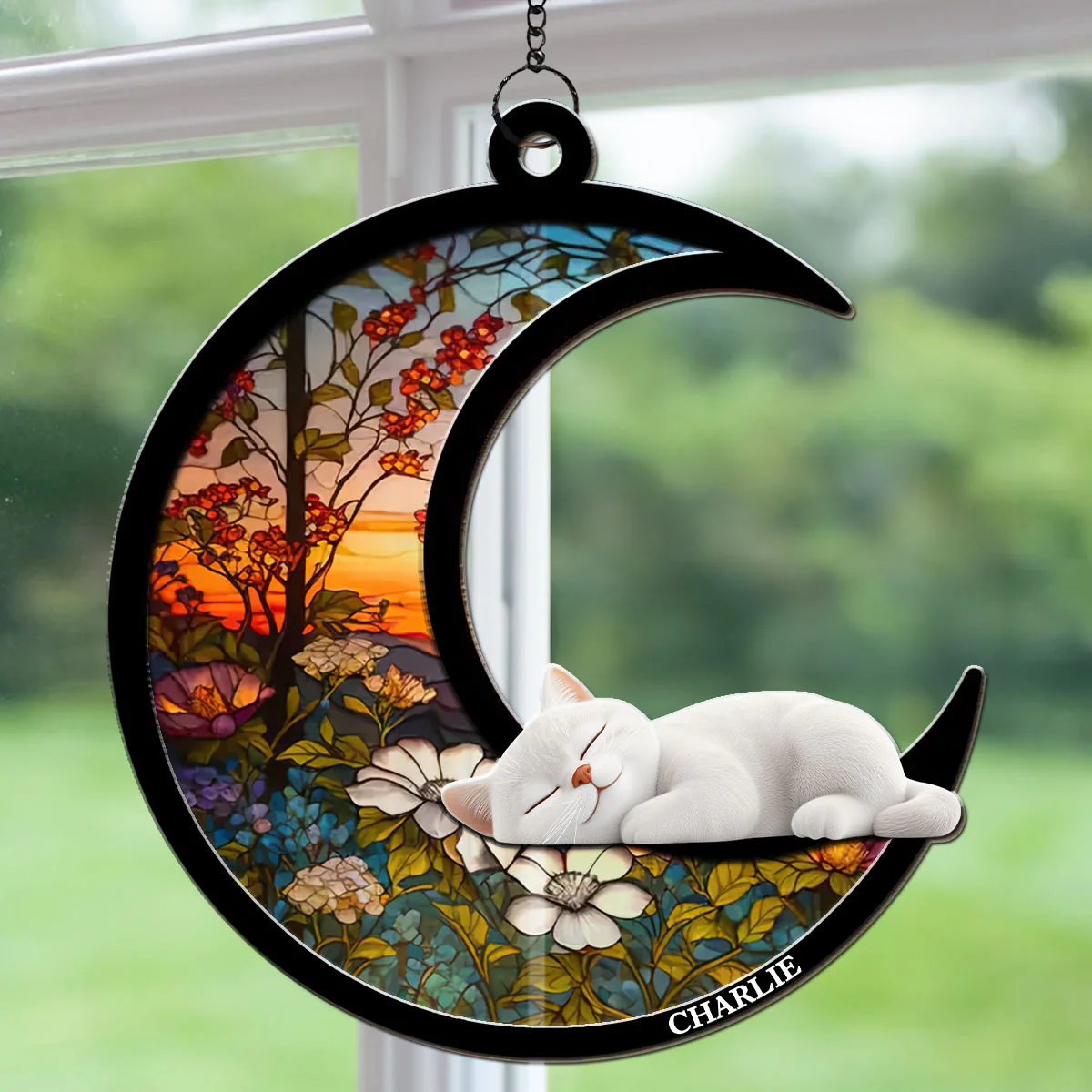 Dreaming Of Love - Personalized Custom Suncatcher