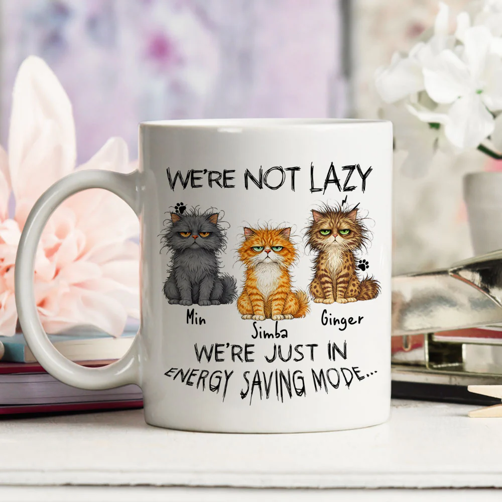Energy Saving - Personalized Custom Coffee Mug - Image 4