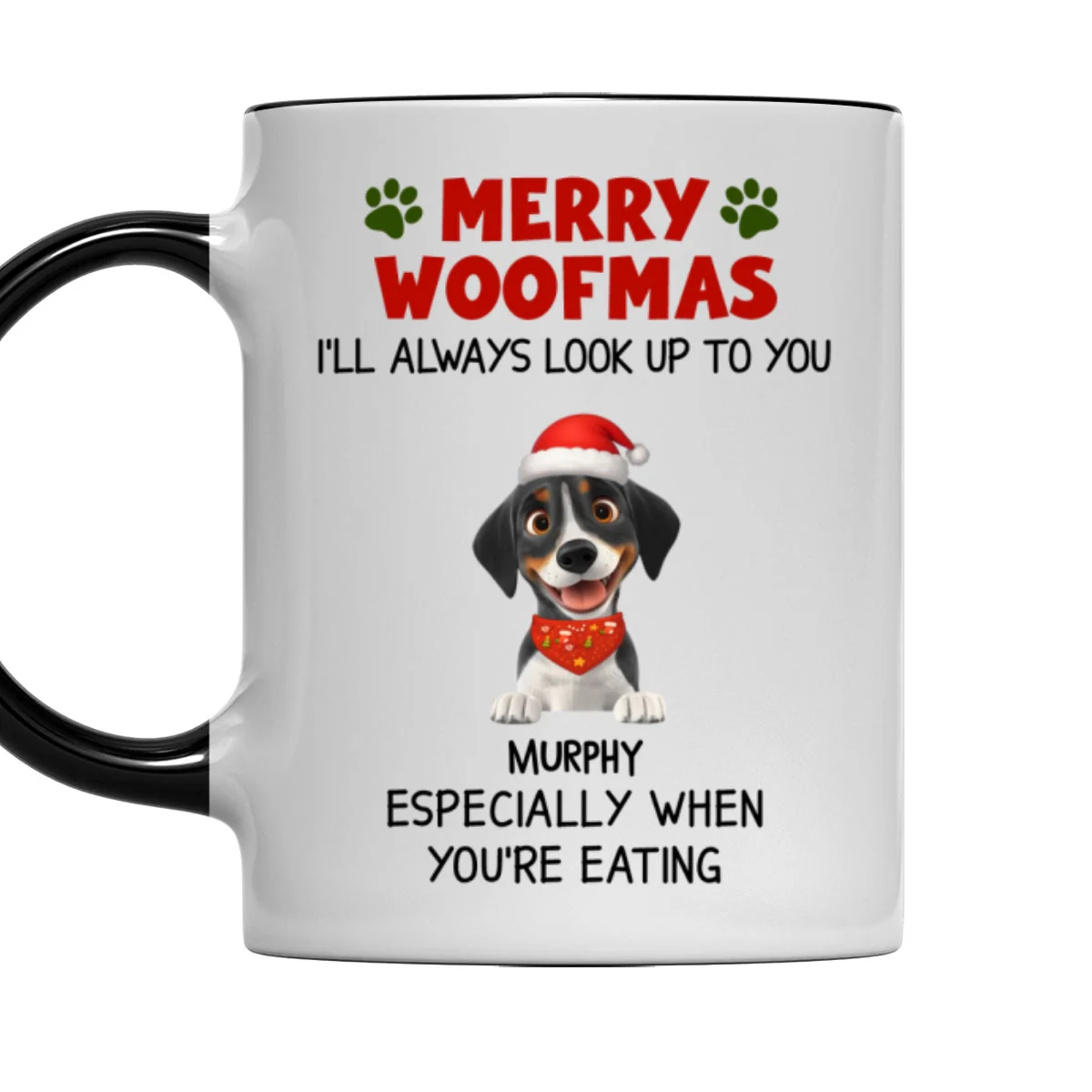 Especially When You Are Eating Christmas - Personalized Custom Accent Mug - Image 5