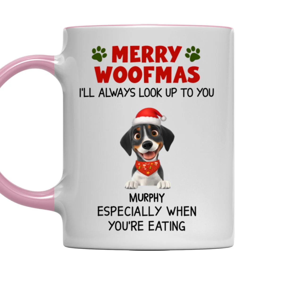 Especially When You Are Eating Christmas - Personalized Custom Accent Mug - Image 7