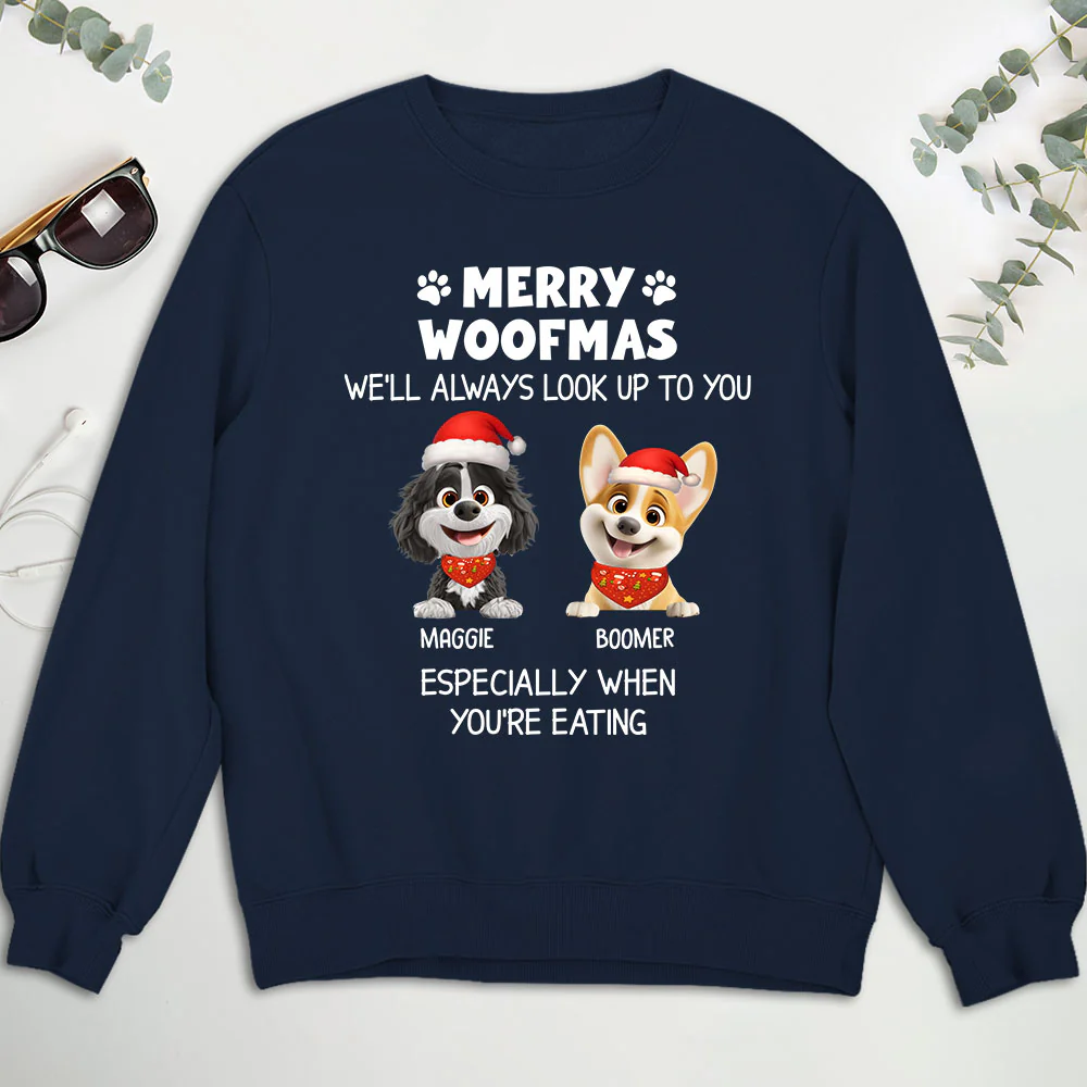 Especially When You Are Eating Christmas - Personalized Custom Sweatshirt - Image 2