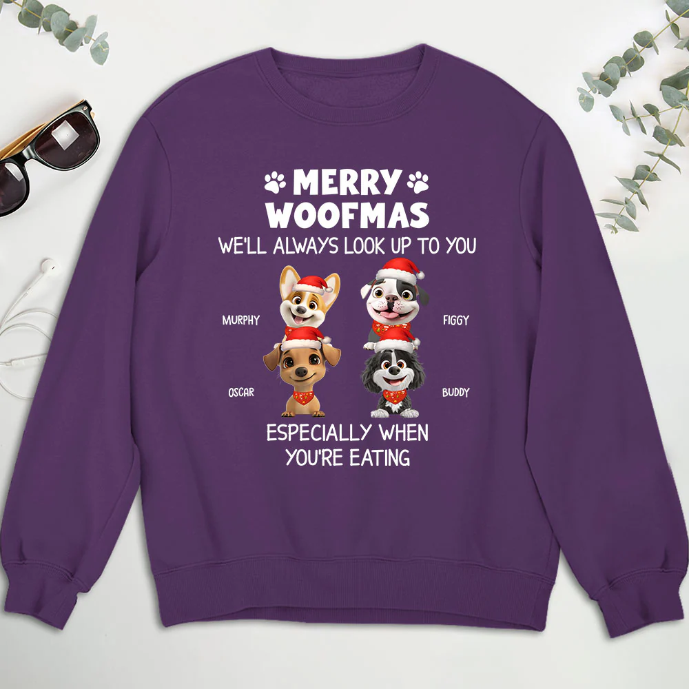 Especially When You Are Eating Christmas - Personalized Custom Sweatshirt - Image 3