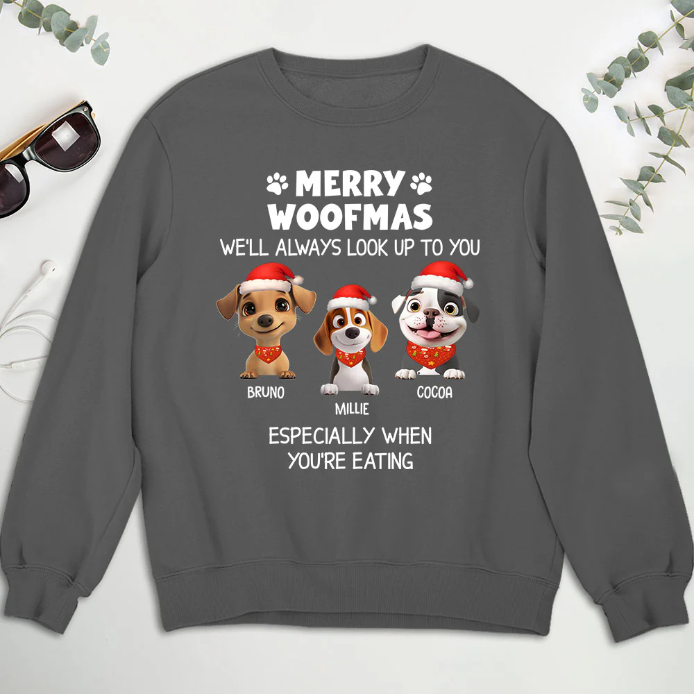 Especially When You Are Eating Christmas - Personalized Custom Sweatshirt - Image 4