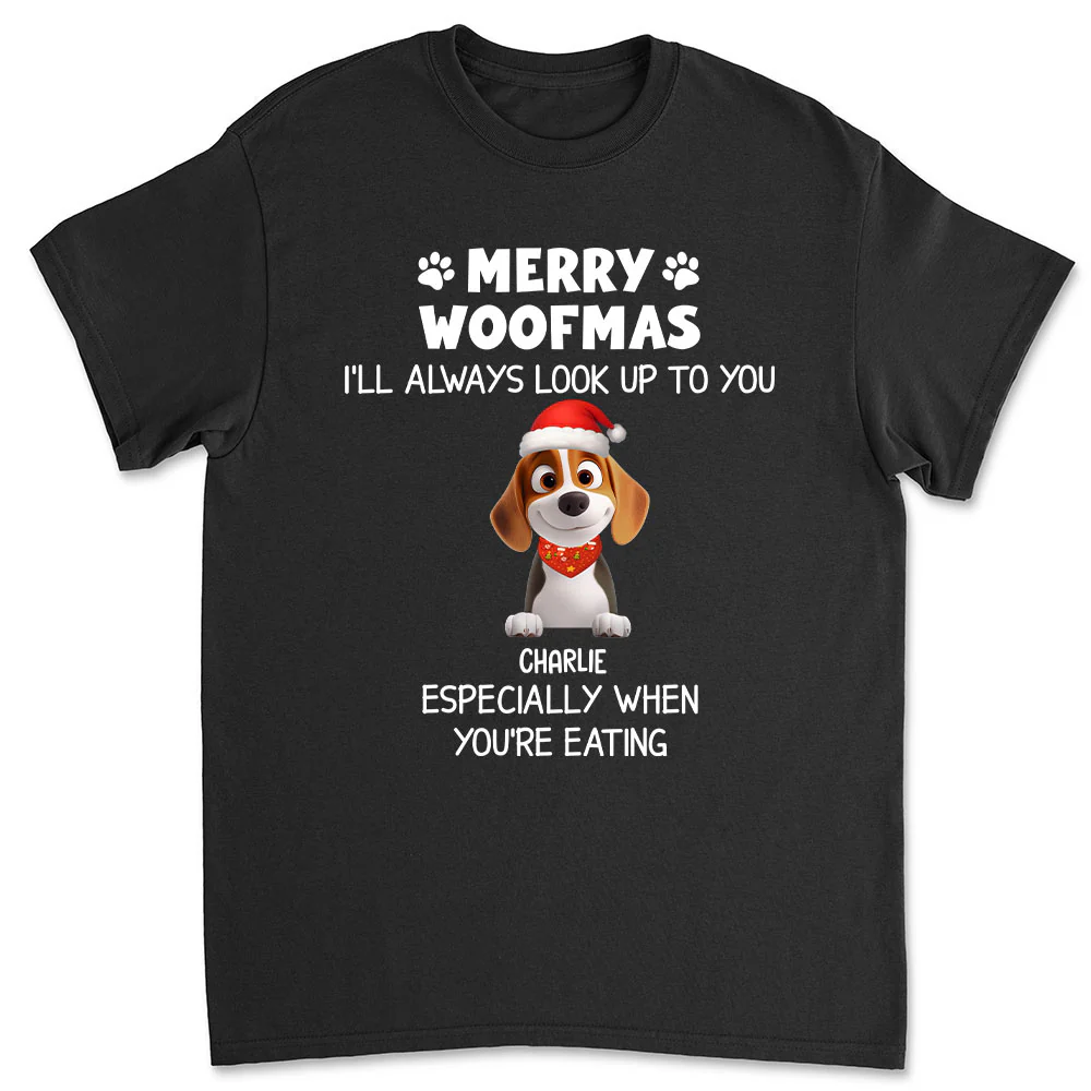 Especially When You Are Eating Christmas - Personalized Custom Unisex T-Shirt