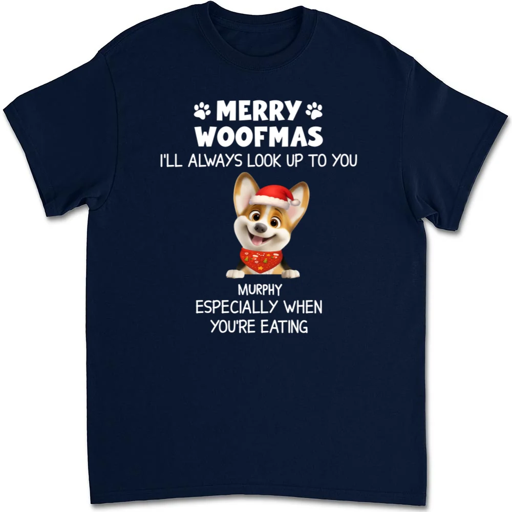 Especially When You Are Eating Christmas - Personalized Custom Unisex T-Shirt - Image 7