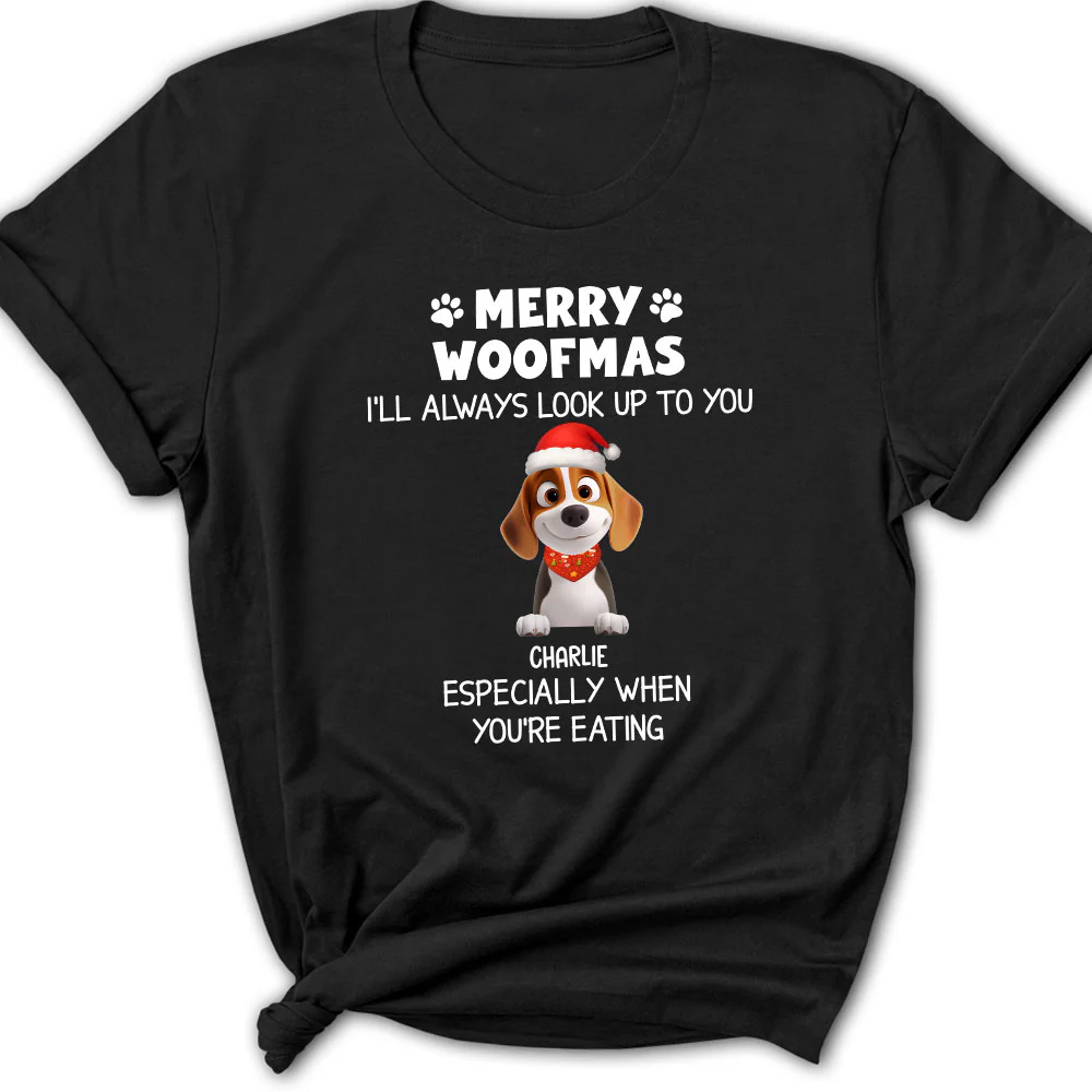 Especially When You Are Eating Christmas - Personalized Custom Women's T-Shirt