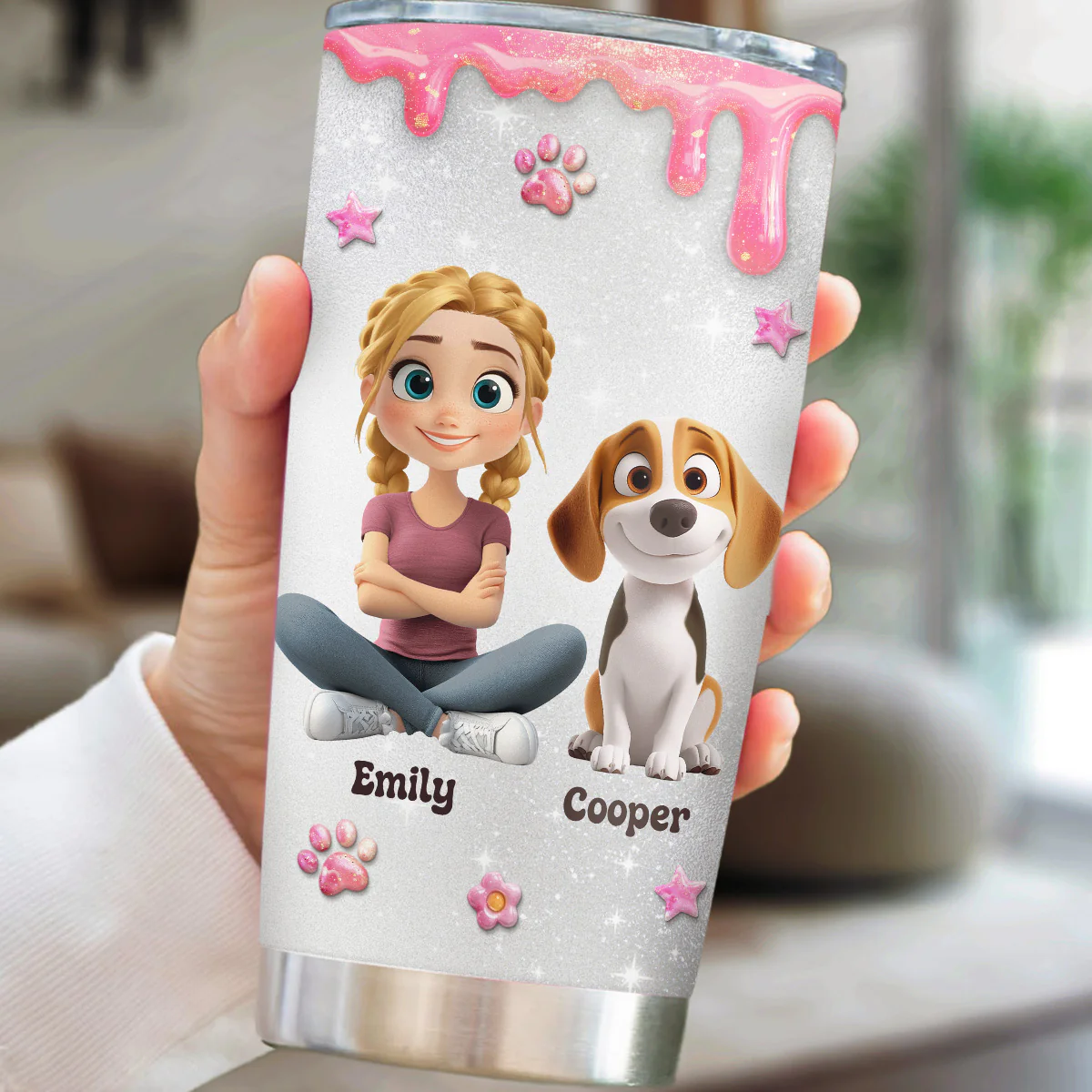 Every Day Is A Nice Day - Personalized Custom 3D Effect Tumbler - Image 2