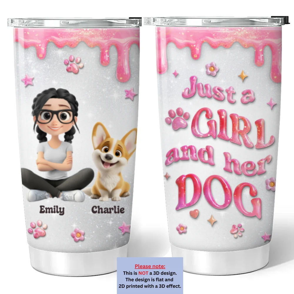 Every Day Is A Nice Day - Personalized Custom 3D Effect Tumbler - Image 6