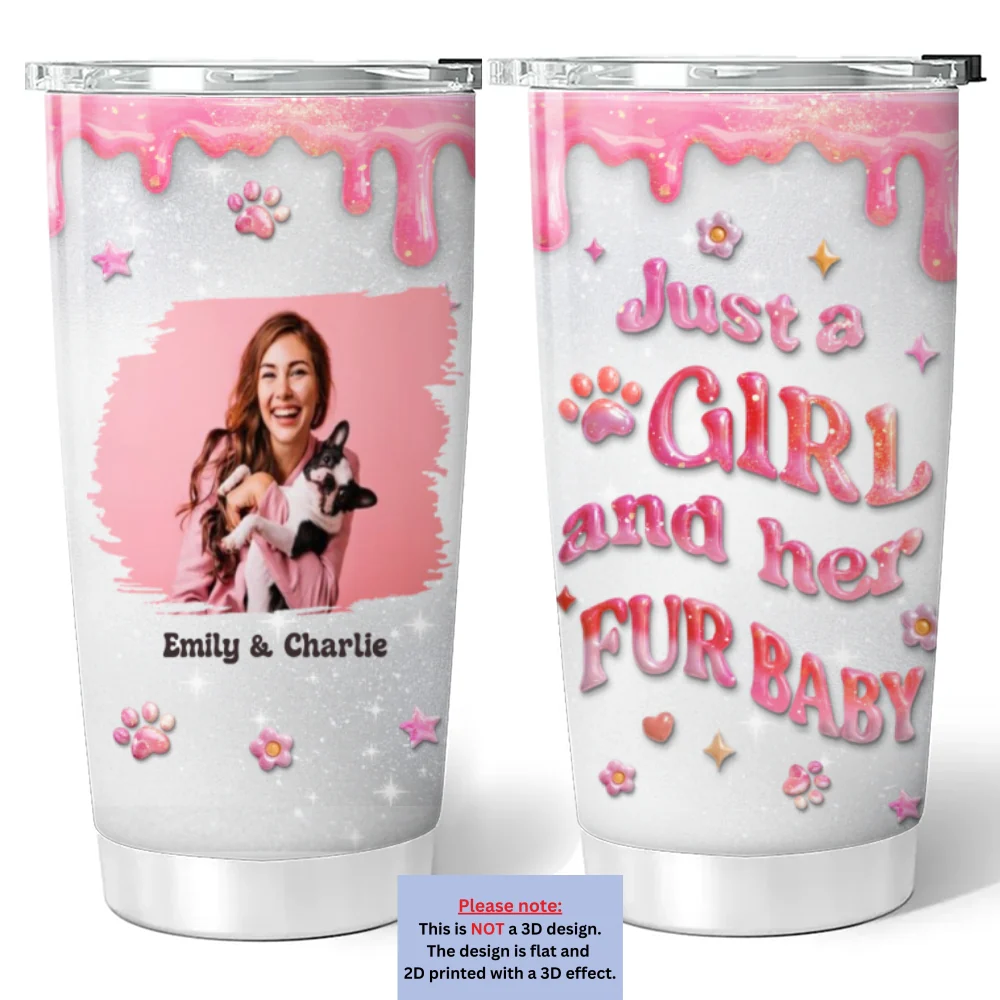 Every Day Is A Nice Day With My Babies Photo - Personalized Custom 3D Effect Tumbler - Image 4