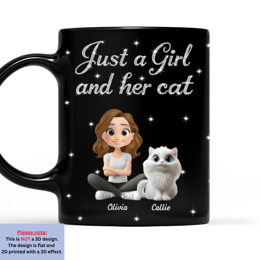 Every Second With Cats - Personalized Custom 3D Effect Coffee Mug - Image 5