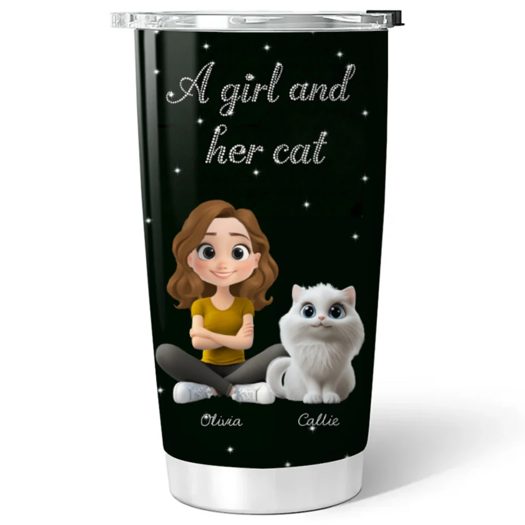 Every Second With Cats - Personalized Custom Tumbler - Image 6