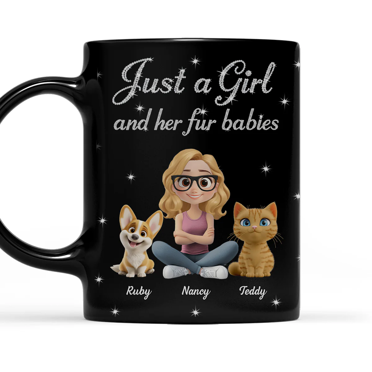 Every Second With Fur Babies - Personalized Custom 3D Effect Coffee Mug