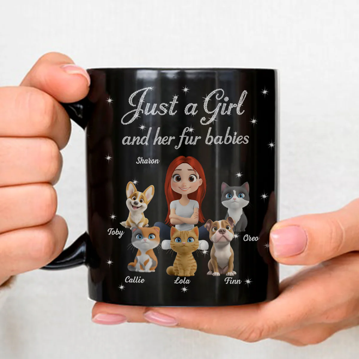 Every Second With Fur Babies - Personalized Custom 3D Effect Coffee Mug - Image 2