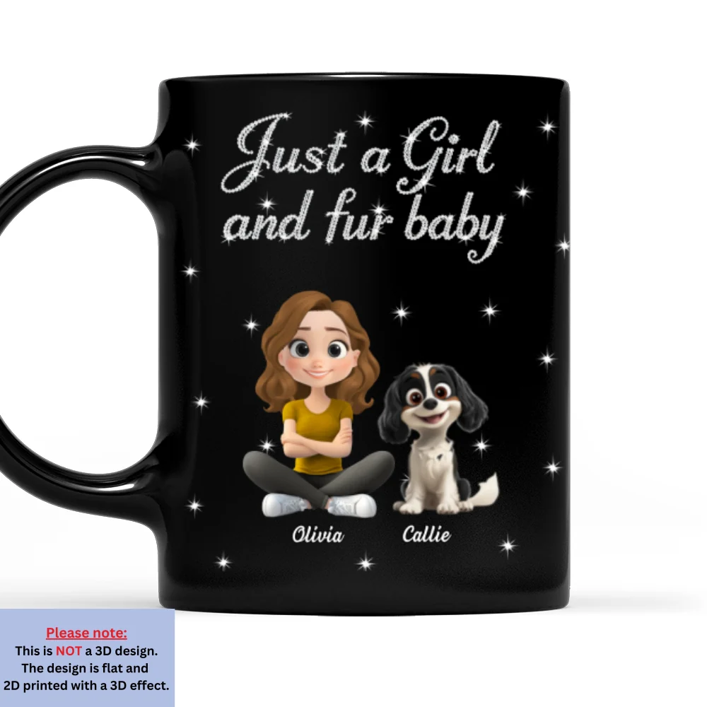 Every Second With Fur Babies - Personalized Custom 3D Effect Coffee Mug - Image 5