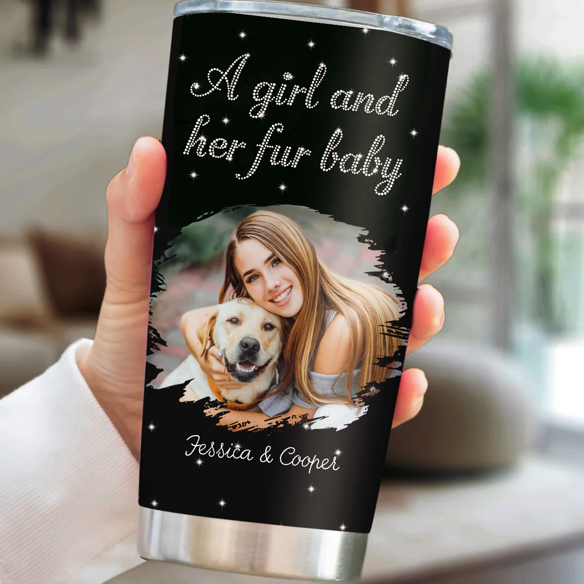 Every Second With Them Photo - Personalized Custom Tumbler - Image 2