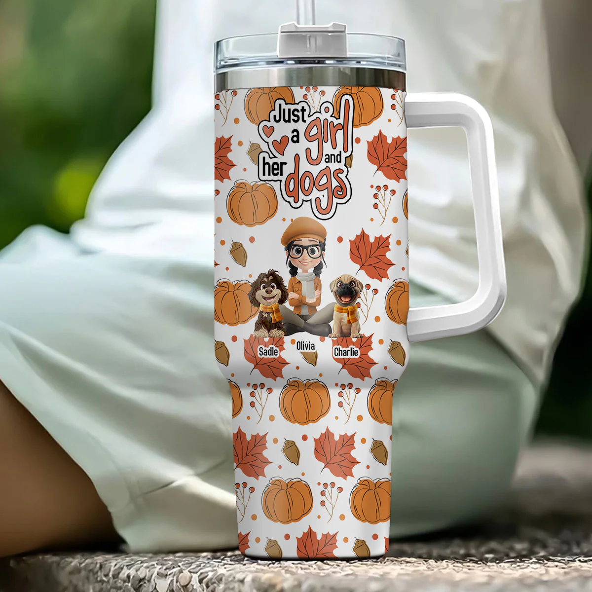 Falling For You - Personalized Custom Tumbler - Image 5