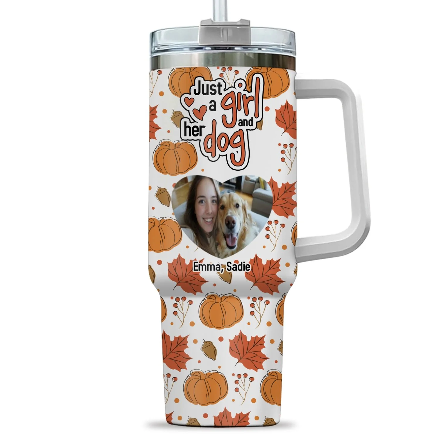 Falling For You Photo - Personalized Custom Tumbler - Image 7