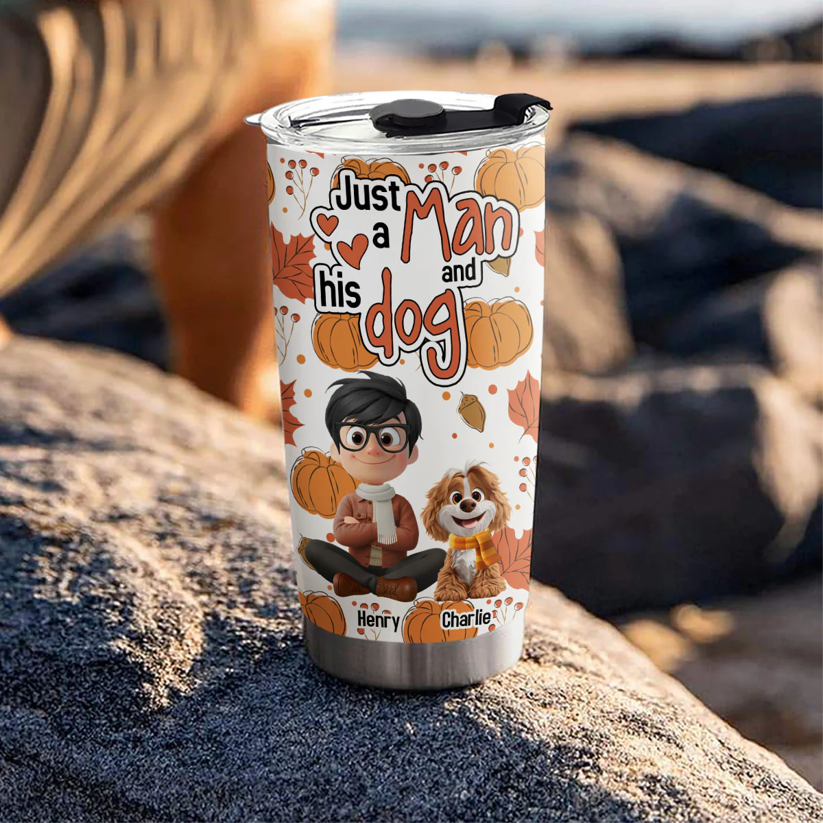 Falling In You - Personalized Custom Tumbler - Image 4