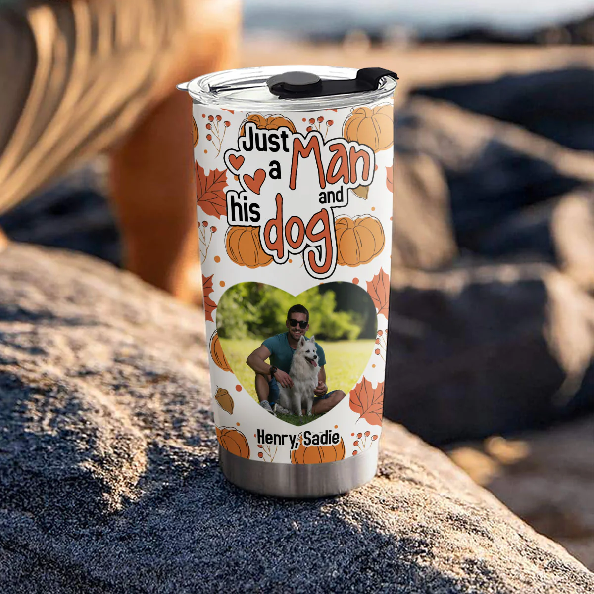 Falling In You Photo - Personalized Custom Tumbler - Image 3