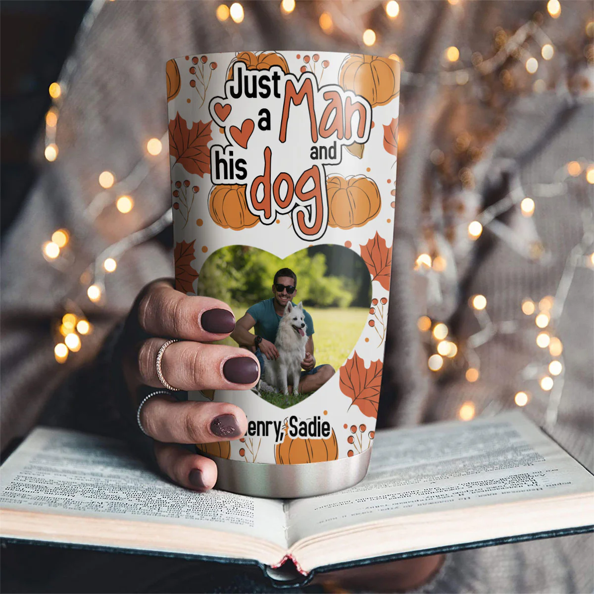 Falling In You Photo - Personalized Custom Tumbler - Image 4