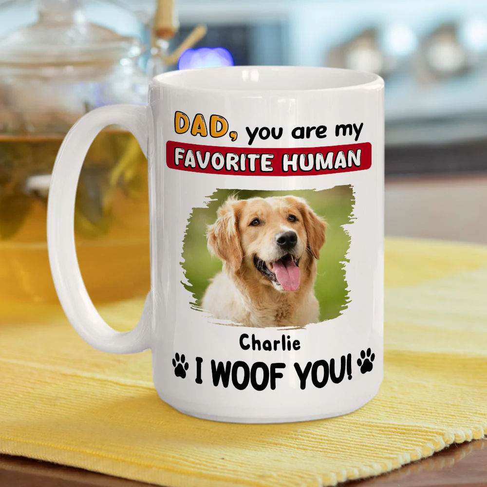 Favorite Daddy Mommy Photo - Personalized Custom Coffee Mug - Image 2